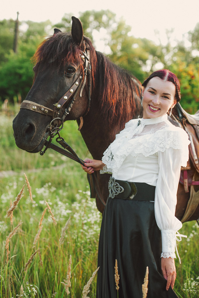 Прическа поздней Викторианской эпохи